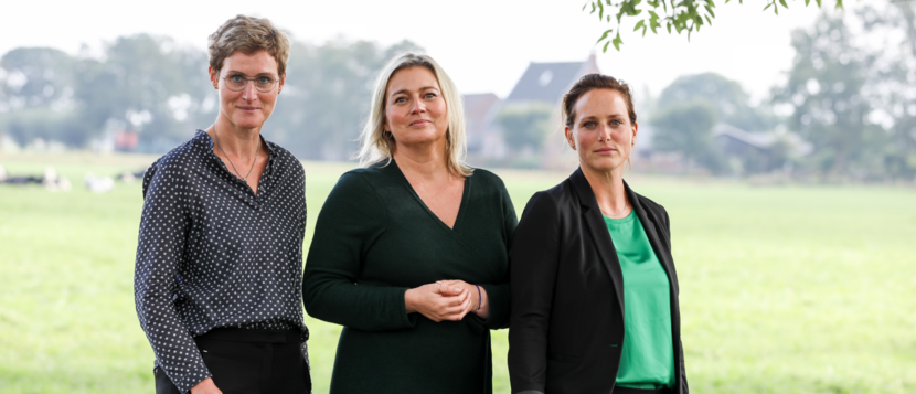 Marjolein Duin, Gieke Buur en Nicoline den Ouden.