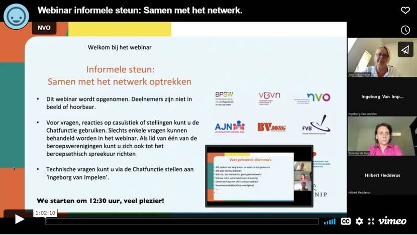 afbeelding van webinar samen met het netwerk