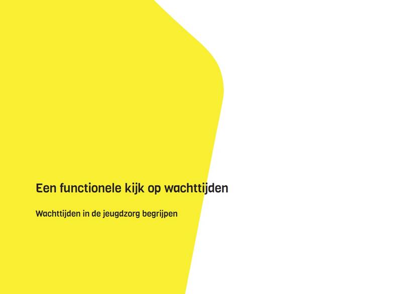 Afbeelding van PDF Aanpak Wachttijden voor overzicht