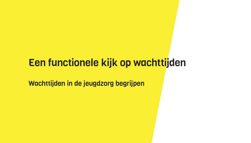 Afbeelding van PDF document Aanpak Wachttijden