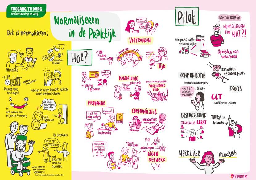 Afbeelding van visualisatie Normaliseren in de praktijk