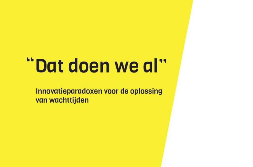 Afbeelding van publicatie innovatieparadox