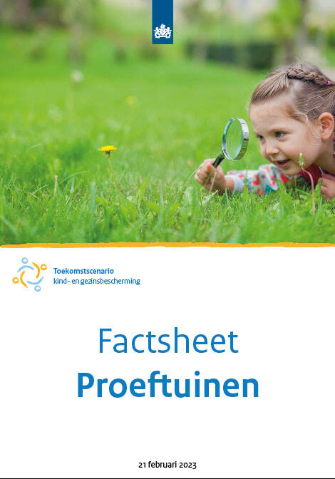 Afbeelding van het factsheet proeftuinen Toekomstscenario