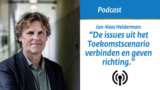 Afbeelding van podcast toekomstscenario met Jan-Kees-Helderman