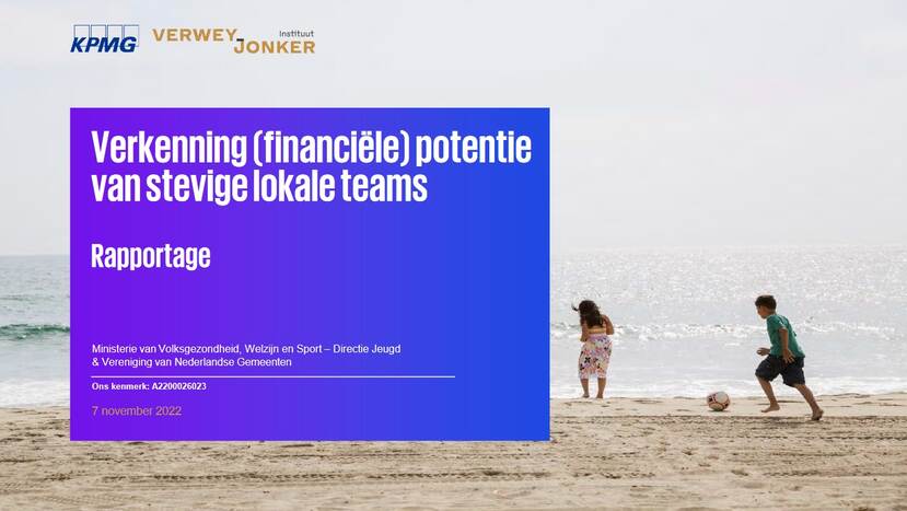 Afbeelding van het rapport Verkenning (financiële) potentie van stevige lokale teams