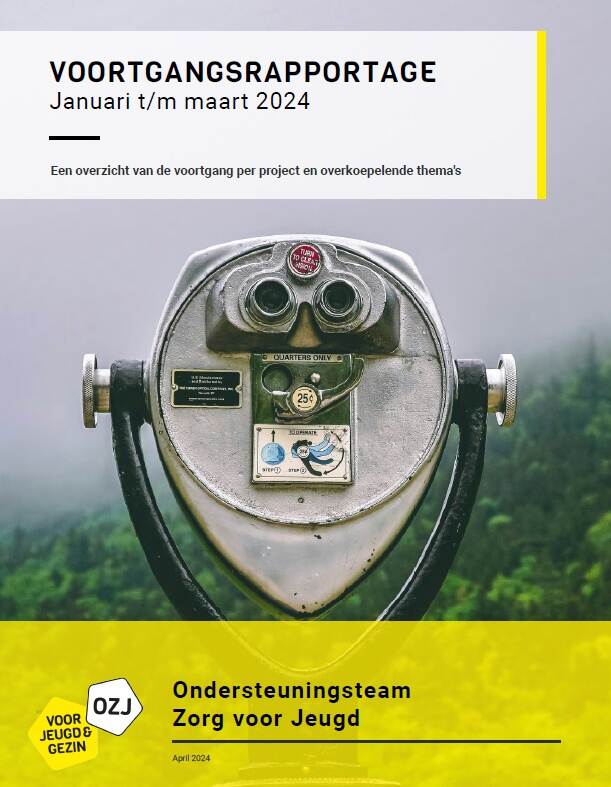 Afbeelding van de voortgangsrapportage ondersteuningsteam zorg voor jeugd