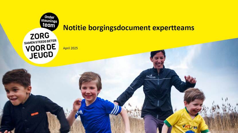 Afbeelding van het borgingsdocument expertteam